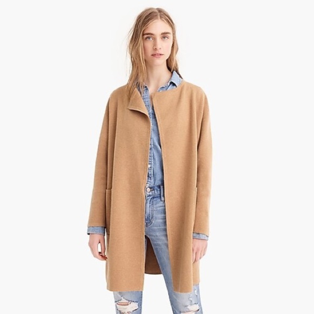 Jcrew Juliette collarless sweater